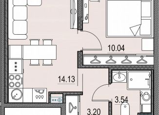 1-ком. квартира на продажу, 32 м2, Санкт-Петербург, Василеостровский район