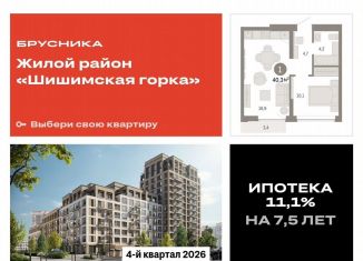 Продажа 1-ком. квартиры, 40.3 м2, Екатеринбург, улица Гастелло, 19А, Чкаловский район