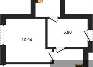 Продается однокомнатная квартира, 41.1 м2, Павловск