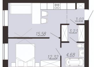 Продажа 1-ком. квартиры, 39.6 м2, Челябинская область, улица Энергетиков, 11