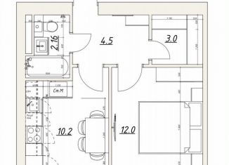 Продажа 1-ком. квартиры, 32.4 м2, Самара, улица Алексея Толстого, 92, Самарский район