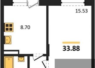 Продажа однокомнатной квартиры, 33.9 м2, Воронеж, Советский район, Острогожская улица, 156/2