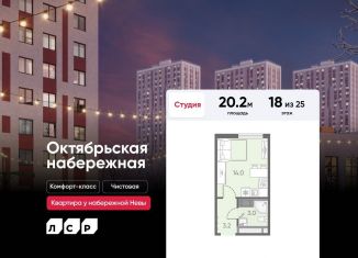 Продам квартиру студию, 20.2 м2, Санкт-Петербург, муниципальный округ Народный