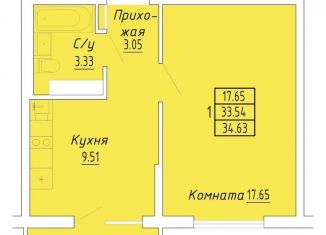 Продаю 1-ком. квартиру, 34.6 м2, Судак, улица Айвазовского, 4/1