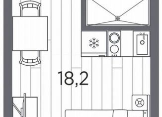 Продам квартиру студию, 22 м2, Санкт-Петербург, проспект Стачек, 62Б