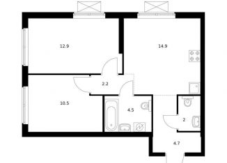 Продам 2-комнатную квартиру, 51.7 м2, Владивосток