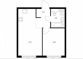 Продается 1-комнатная квартира, 36.5 м2, Москва, ЖК Никольские Луга