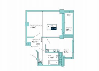 Продается 1-комнатная квартира, 31.4 м2, Ростовская область, улица Бекентьева, 10