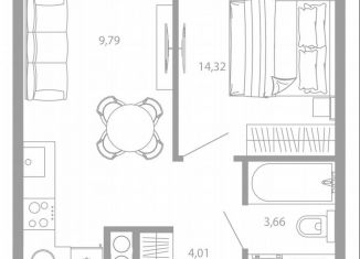 Продажа 1-комнатной квартиры, 31.8 м2, Астрахань, Советский район, улица Николая Островского, 148/1