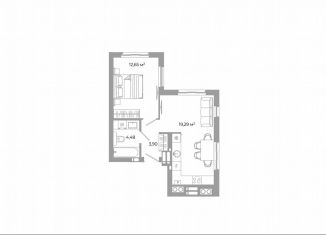 Продаю 1-ком. квартиру, 40.3 м2, Астрахань, Ленинский район