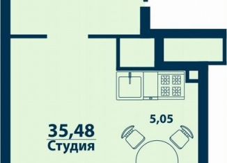 Продаю однокомнатную квартиру, 35.5 м2, Уфа