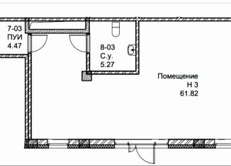 Аренда помещения свободного назначения, 61.8 м2, Санкт-Петербург, Московский проспект, 72к2