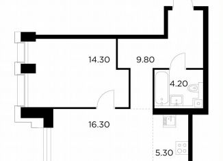 Продается 1-комнатная квартира, 49.9 м2, Москва, Войковский район