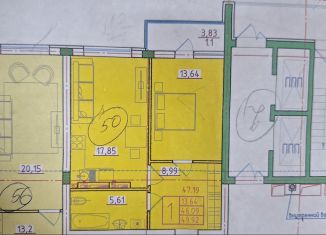 Продам 1-ком. квартиру, 50 м2, Северная Осетия, улица Алихана Гагкаева, 7А