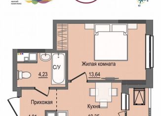 Продажа 1-комнатной квартиры, 33.6 м2, Удмуртия, жилой комплекс Рио, 2