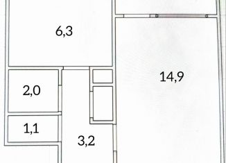 Продам однокомнатную квартиру, 27.8 м2, Санкт-Петербург, проспект Маршала Жукова, 30к2Д, муниципальный округ Красненькая Речка