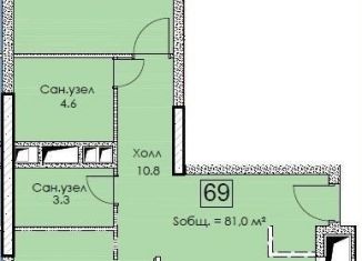 Продажа 2-комнатной квартиры, 81 м2, Москва, Измайловский проезд, 22к1, район Измайлово