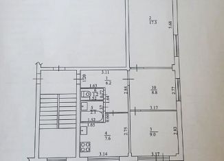 Продам трехкомнатную квартиру, 52.4 м2, Армавир, улица Советской Армии, 14