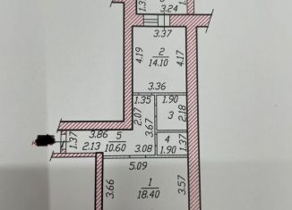 Продаю 1-комнатную квартиру, 55 м2, Чувашия, Ярмарочная улица, 14