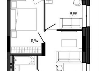 Продажа трехкомнатной квартиры, 50.7 м2, Новосибирск, метро Студенческая