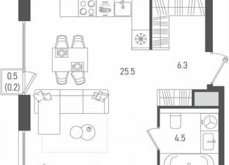 Продается 3-ком. квартира, 81.6 м2, Москва, 2-й Павелецкий проезд, 7, метро Тульская