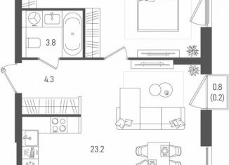 Продажа 3-ком. квартиры, 74.7 м2, Москва, 2-й Павелецкий проезд, 7, метро Тульская