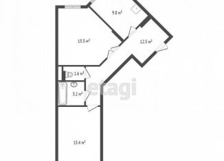 Продается 1-ком. квартира, 38.8 м2, село Мирное, Мраморный переулок, 36