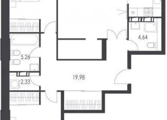 Продажа 2-ком. квартиры, 122.2 м2, Волгоград, Центральный район