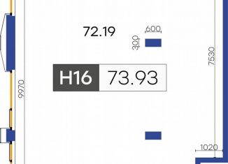 Продажа помещения свободного назначения, 73.93 м2, Санкт-Петербург, метро Приморская, улица Челюскина, 10