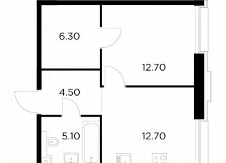 Продается однокомнатная квартира, 41.3 м2, Москва, метро Водный стадион