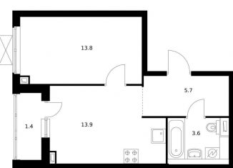 Продажа 1-ком. квартиры, 38.4 м2, Владивосток