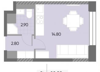 Продается квартира студия, 20.5 м2, Москва, метро Борисово