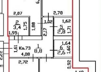 Продается 3-комнатная квартира, 81.6 м2, Марий Эл, Липовая улица, 2А