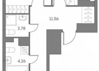 Продается 2-ком. квартира, 59 м2, Москва, Рязанский проспект, 2с27, Нижегородский район