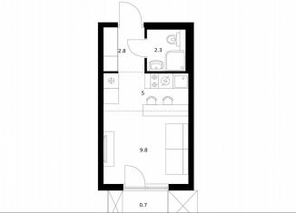 Квартира на продажу студия, 20.6 м2, Москва, ЖК Никольские Луга