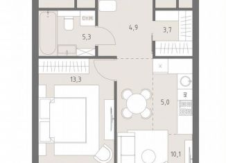 Продам 1-ком. квартиру, 42.3 м2, Москва, Можайский район