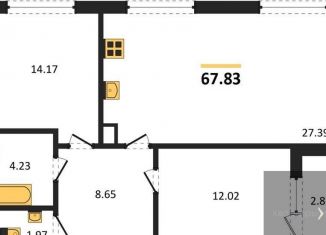 Продается 2-ком. квартира, 67.8 м2, Воронеж, улица Ворошилова, 1, Ленинский район