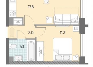 Продается однокомнатная квартира, 36.2 м2, Москва, Даниловский район, жилой комплекс Зиларт, 21/22