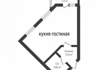 Продается квартира студия, 29 м2, Краснодар, улица Лётчика Позднякова, 2к8, ЖК Дыхание