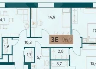 Продается 4-ком. квартира, 97 м2, Москва, Винницкая улица, 8к4