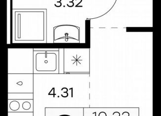 Продам квартиру студию, 20.8 м2, городской посёлок Новоселье