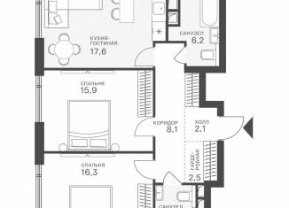 Продается 2-ком. квартира, 73.2 м2, Москва, Крылатская улица, 33к1, метро Строгино