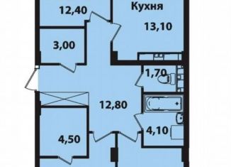 Продажа 3-ком. квартиры, 83 м2, Ставрополь, Гражданская улица, 5