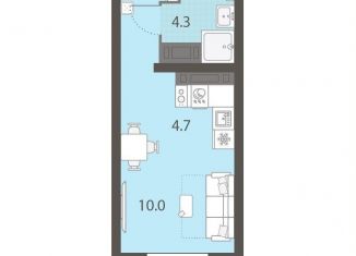 Продается квартира студия, 22.5 м2, Екатеринбург, метро Ботаническая