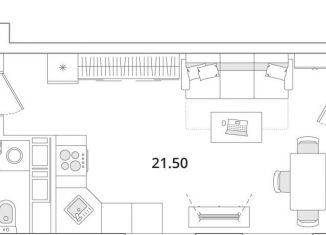 Продается квартира студия, 30 м2, Санкт-Петербург, Приморский район, Планерная улица, 99