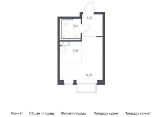 Продам квартиру студию, 21.7 м2, посёлок Мирный, жилой комплекс Томилино Парк, к14