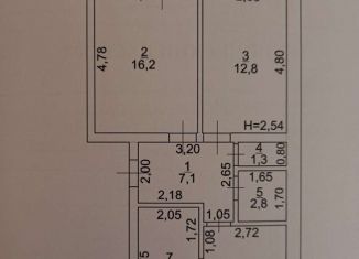 Продажа трехкомнатной квартиры, 56.9 м2, Грайворон, улица Мира, 21