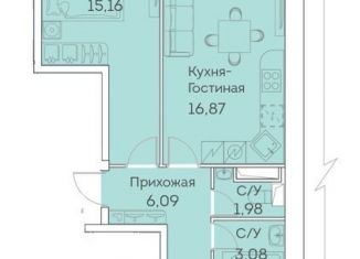 Продам 2-комнатную квартиру, 58.4 м2, Москва, ЖК Аквилон Бисайд