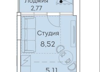 Продается квартира студия, 19 м2, Москва, ЖК Аквилон Бисайд