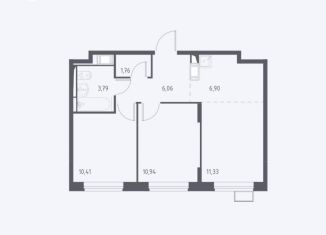 Продается 3-ком. квартира, 51.2 м2, поселение Рязановское, жилой комплекс Алхимово, к8, ЖК Алхимово